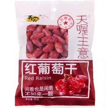 【中国大陆蜜饯果脯】天喔主意 红葡萄干95g【图片 价格 品牌 报价】-国美在线米米乐美食专营店