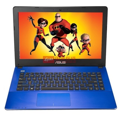 华硕K450CC1007蓝色笔记本 轻薄便携的时尚之选